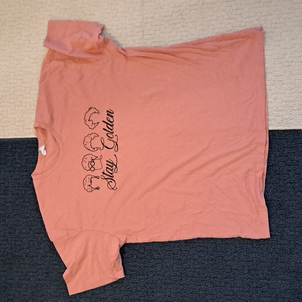 Women's 2X Golden Girls Pink Short Sleeve Tee
